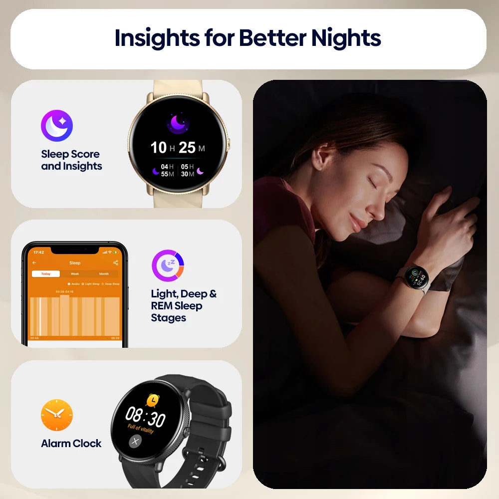 Zeblaze GTR 3 Pro AMOLED Bluetooth Calling Smartwatch