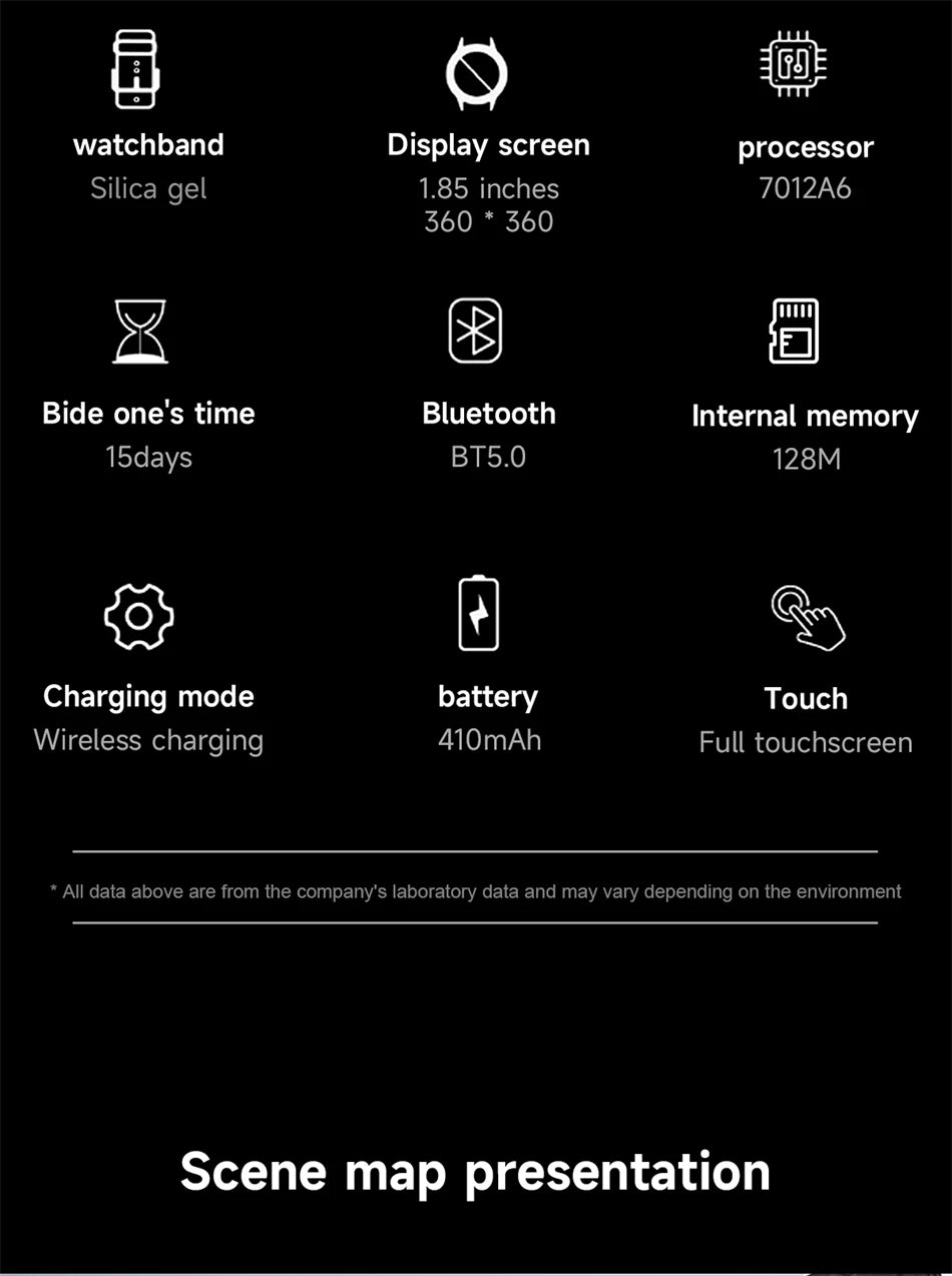 ALM TrekPro Smart Watch – 1.85” AMOLED Outdoor & Fitness Watch