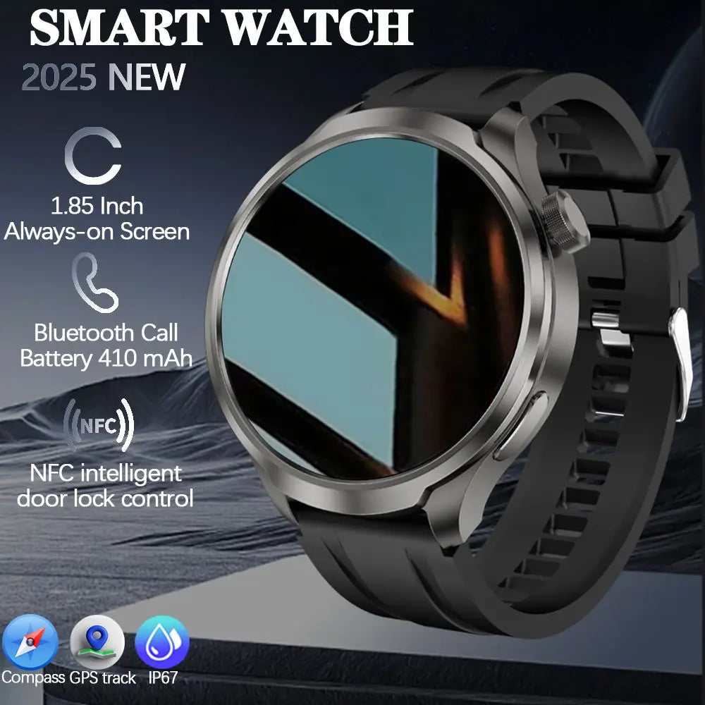 ALM TrekPro Smart Watch – 1.85” AMOLED Outdoor & Fitness Watch