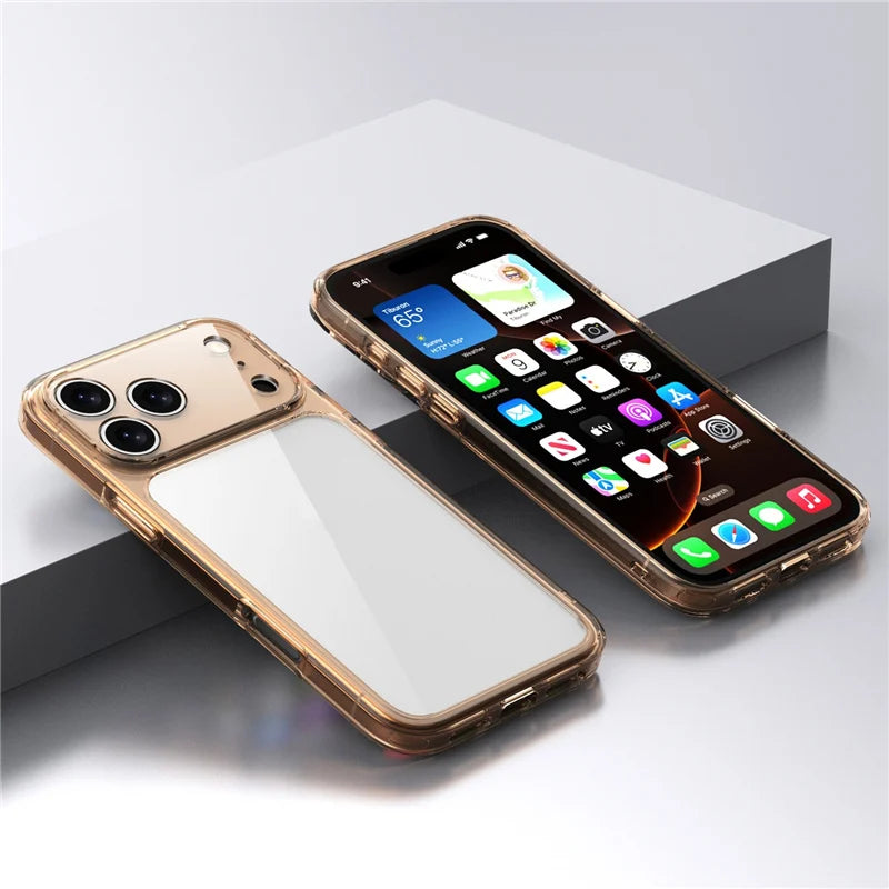 Luxury Crystal Clear Shockproof iPhone Case