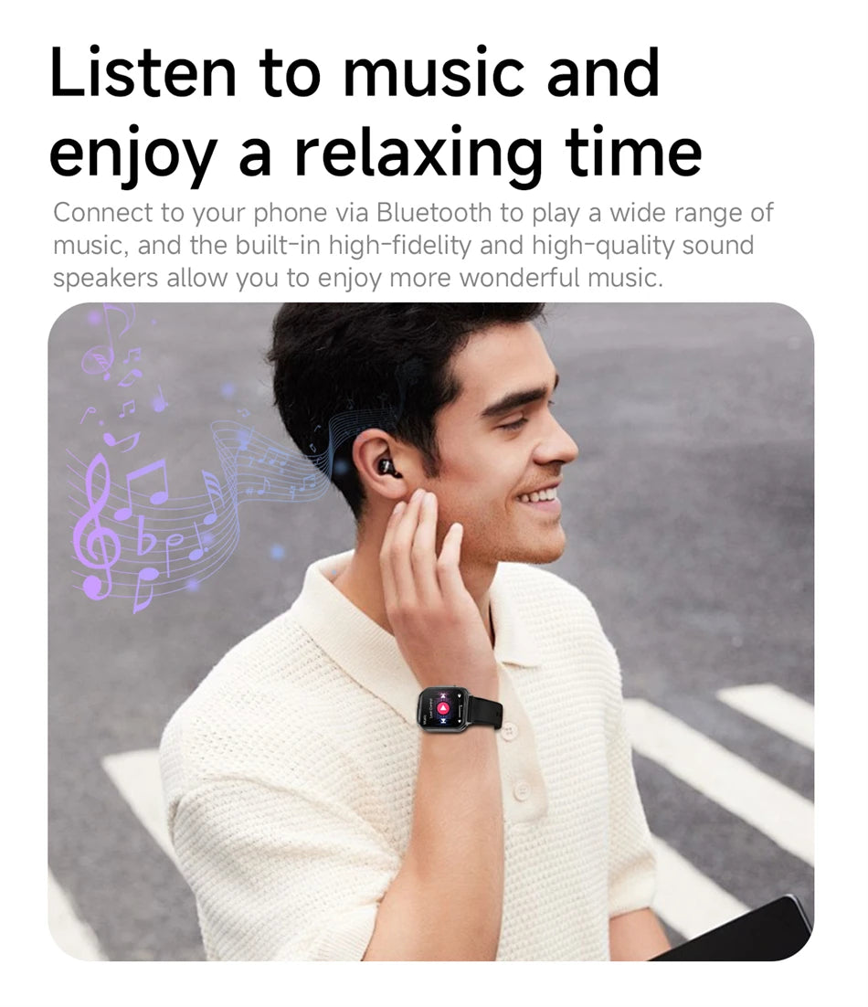 BOXUXING Women’s Bluetooth Calling Fitness Smartwatch