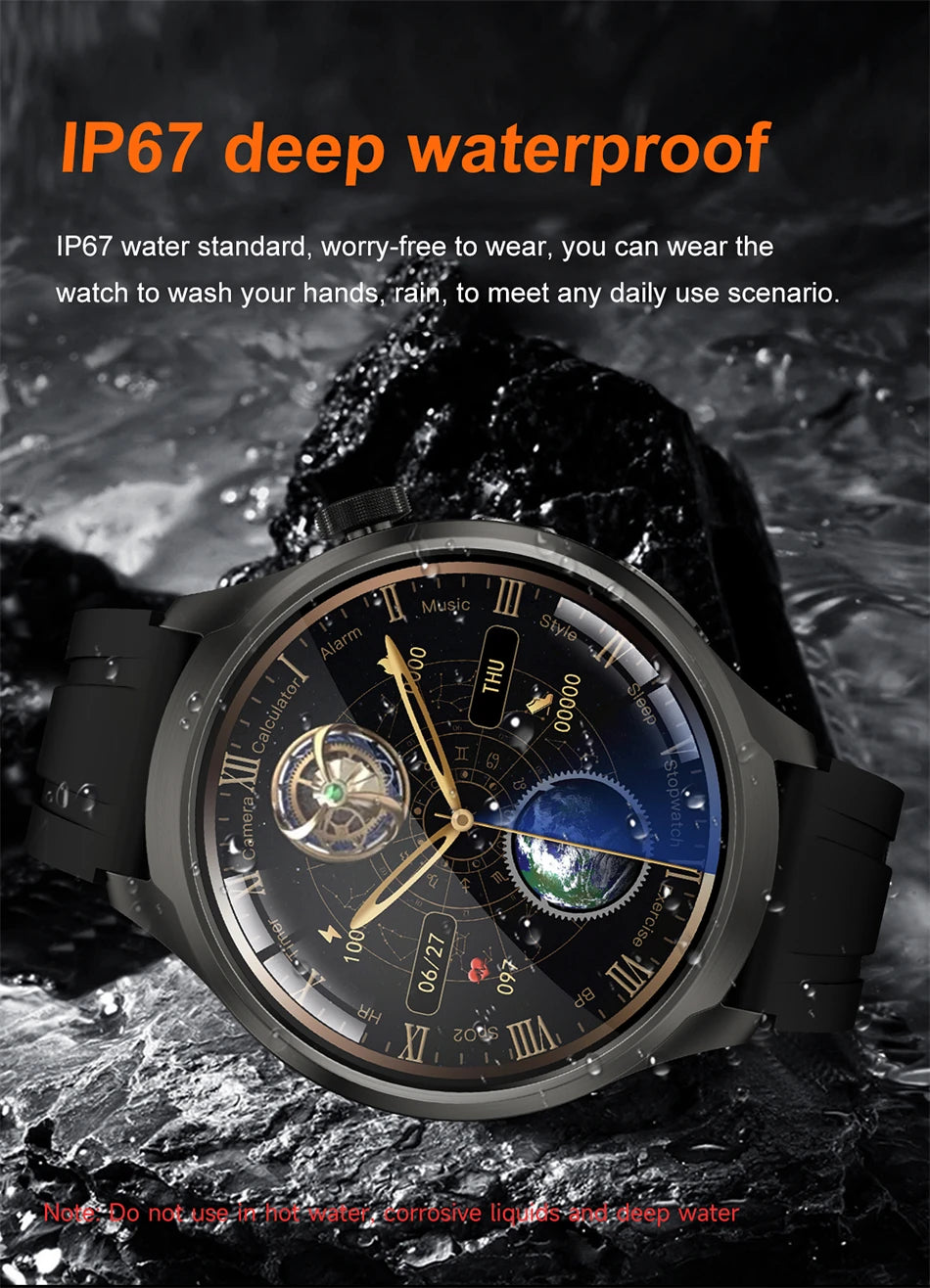 ALM TrekPro Smart Watch – 1.85” AMOLED Outdoor & Fitness Watch