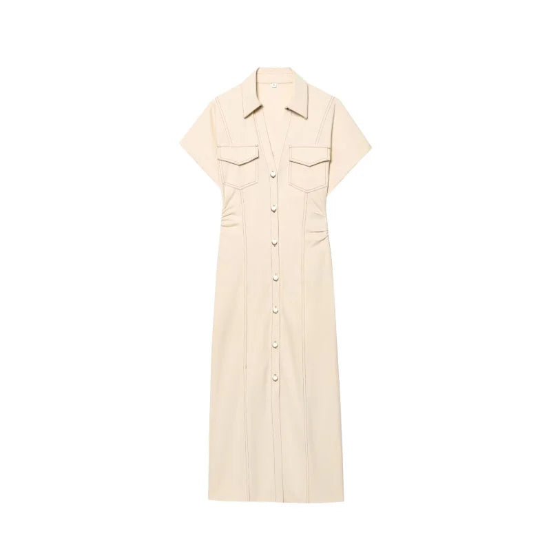 ETJ 1975 Series Women’s Denim Midi Dress