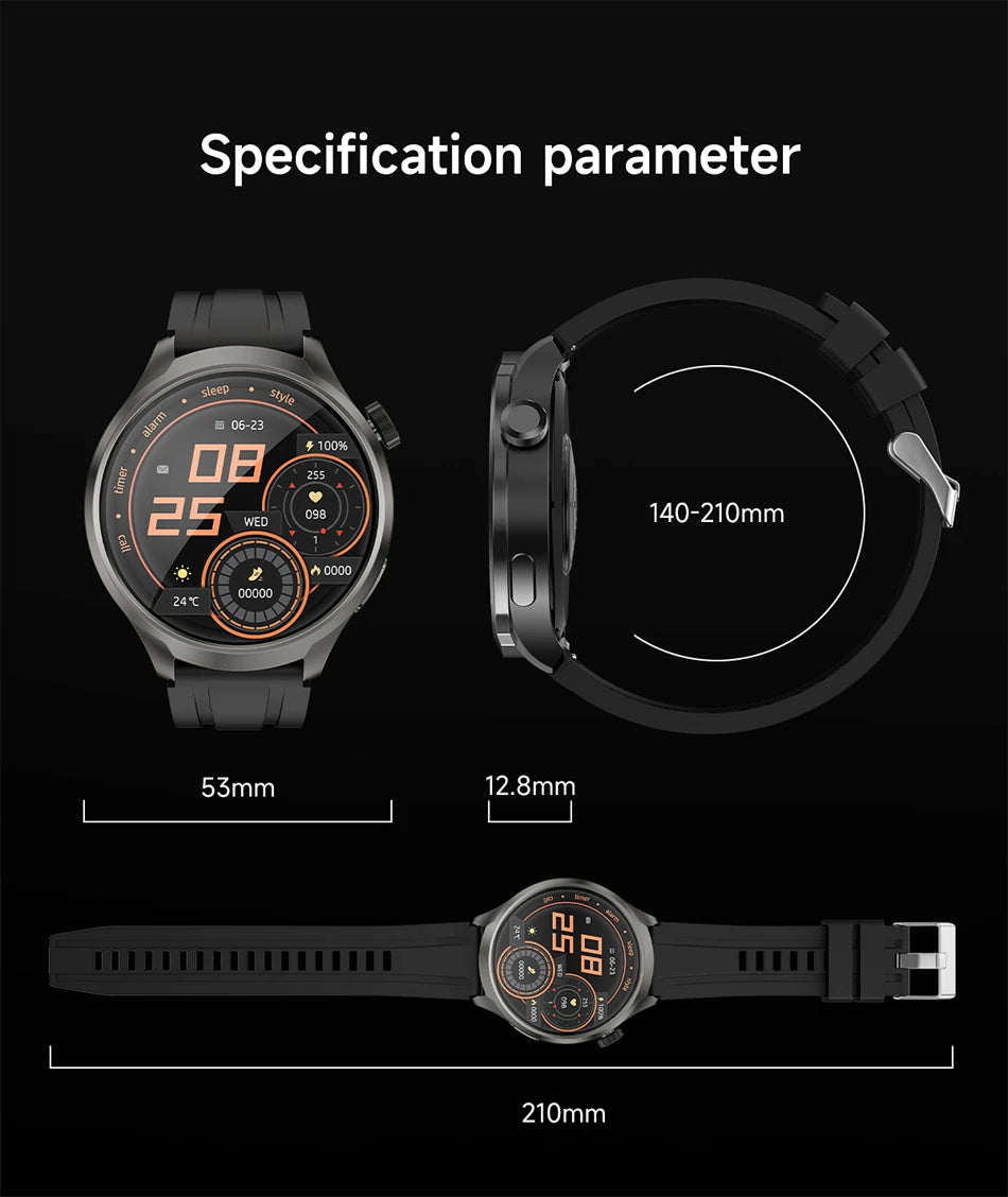 ALM TrekPro Smart Watch – 1.85” AMOLED Outdoor & Fitness Watch