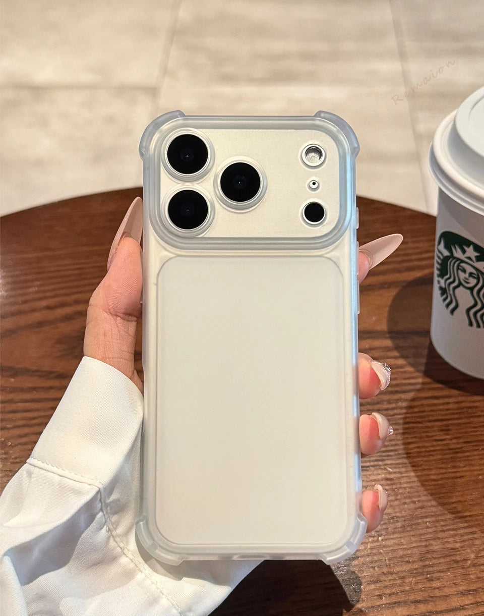 Matte Clear Protective Phone Case for iPhone
