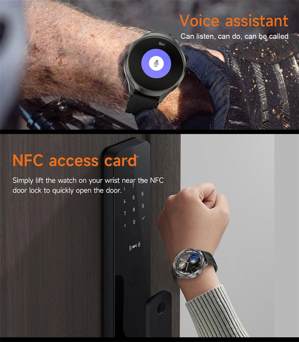 ALM TrekPro Smart Watch – 1.85” AMOLED Outdoor & Fitness Watch