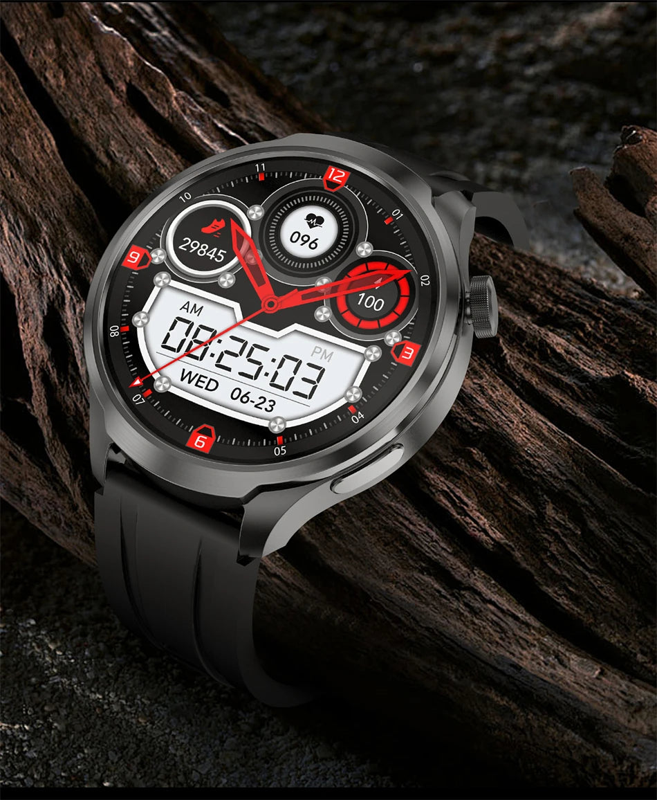 ALM TrekPro Smart Watch – 1.85” AMOLED Outdoor & Fitness Watch