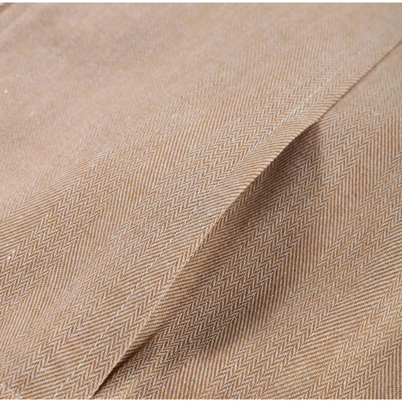 Women’s Cotton Linen Cropped Top & Trouser Set