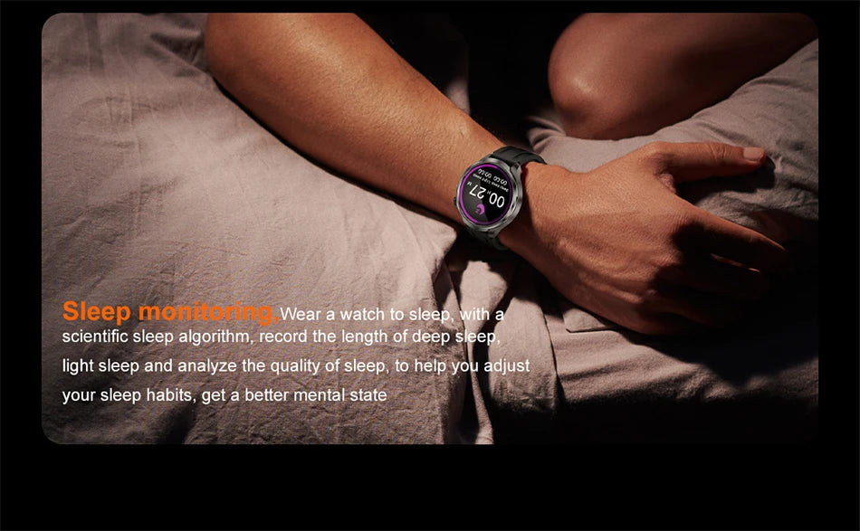 ALM TrekPro Smart Watch – 1.85” AMOLED Outdoor & Fitness Watch