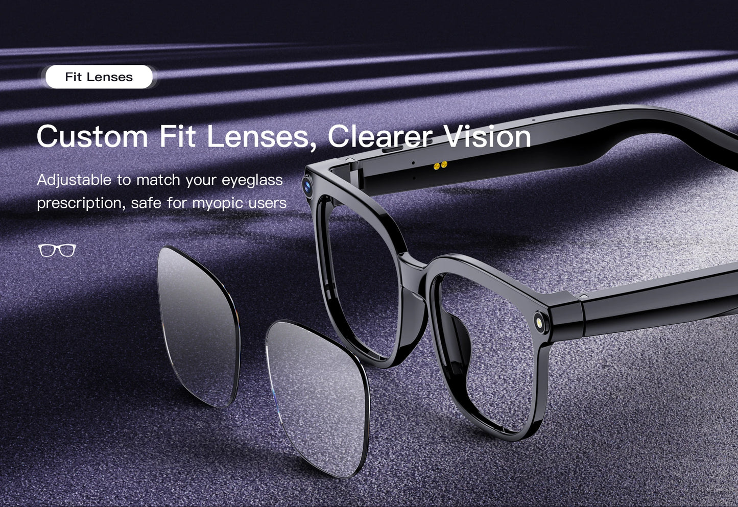 GUHUAVMI M02S AI Camera & Translation Smart Glasses