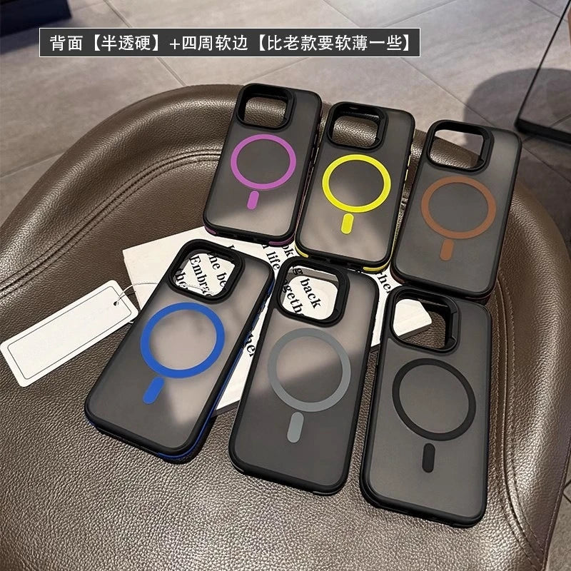 Luxury Matte MagSafe Magnetic iPhone Case