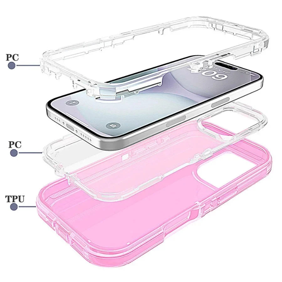 3-in-1 Heavy Duty Rugged iPhone Case