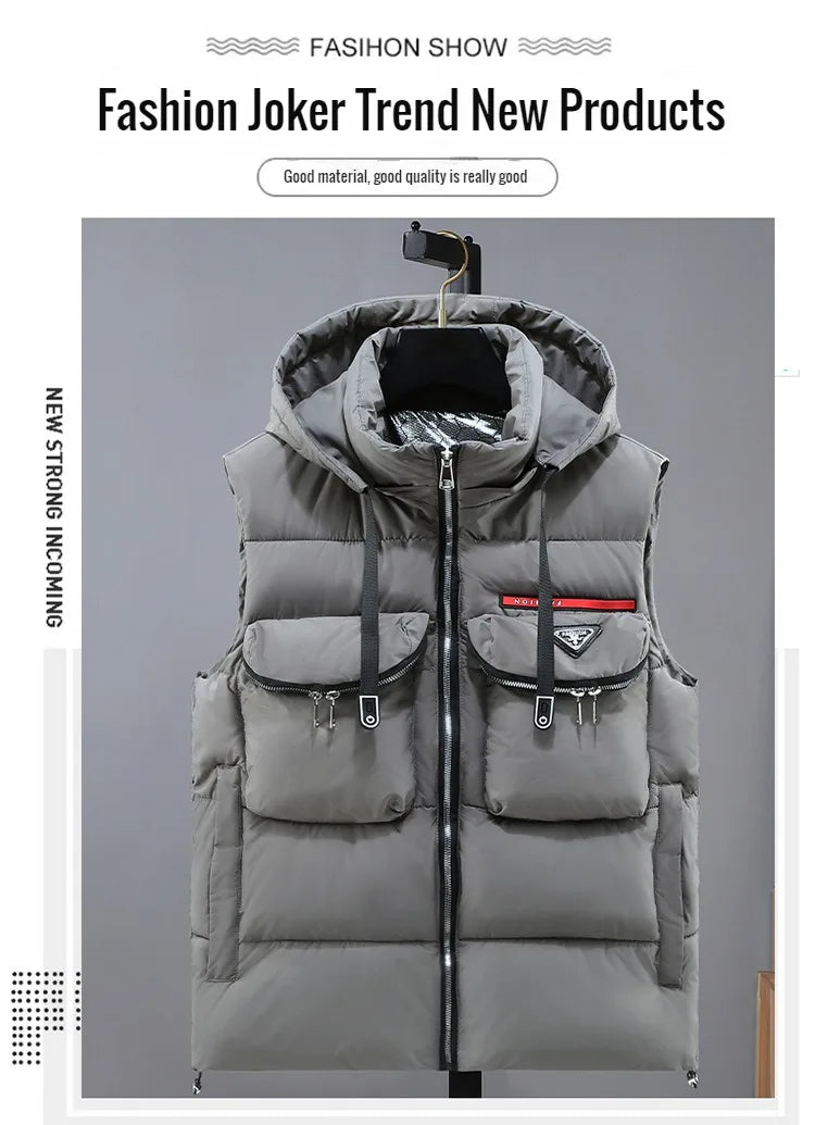 Men’s Hooded Padded Gilet