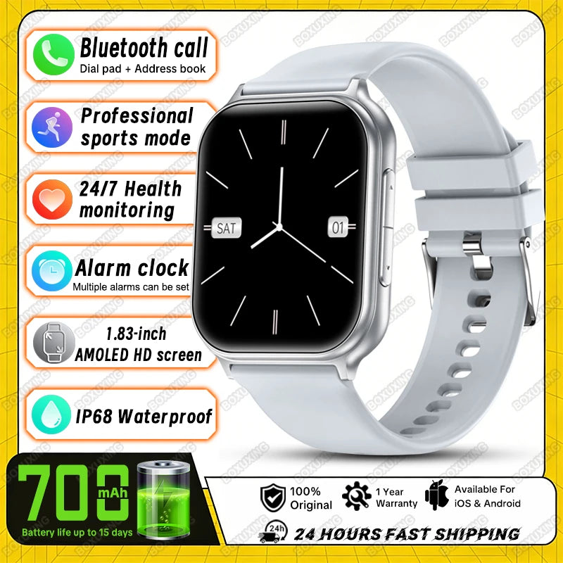 BOXUXING Women’s Bluetooth Calling Fitness Smartwatch