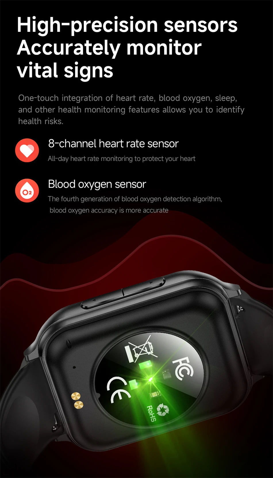 BOXUXING Women’s Bluetooth Calling Fitness Smartwatch