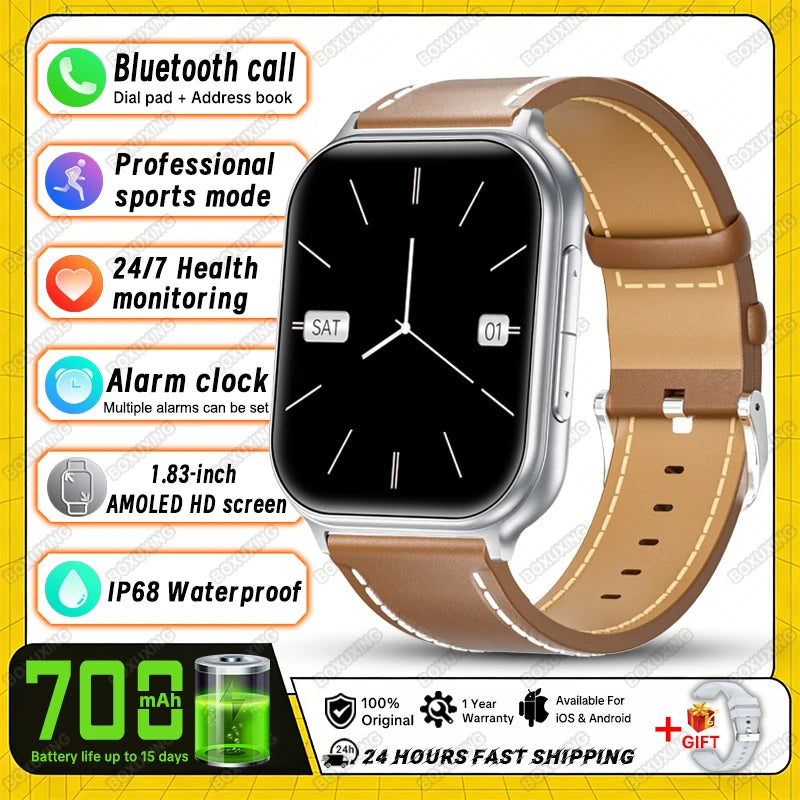 BOXUXING Women’s Bluetooth Calling Fitness Smartwatch