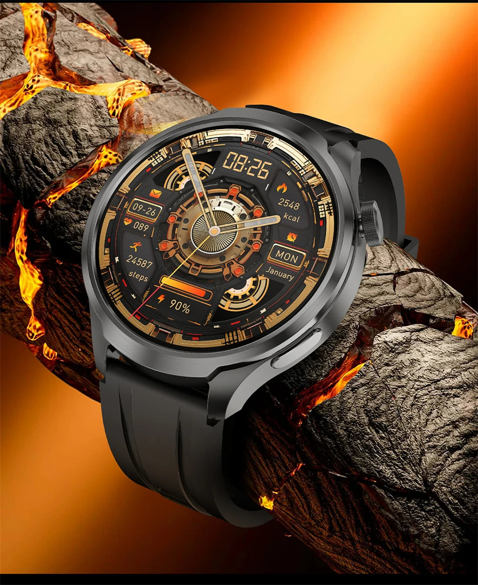 ALM TrekPro Smart Watch – 1.85” AMOLED Outdoor & Fitness Watch