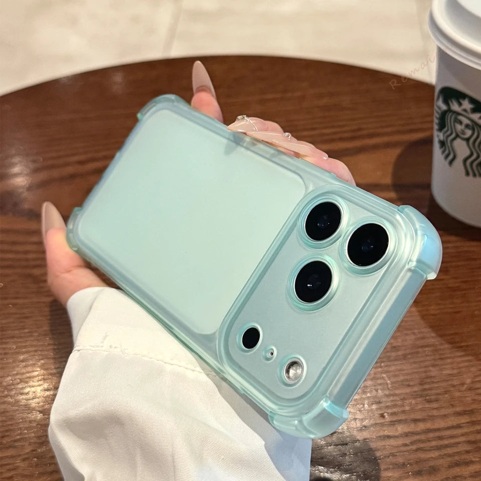 Matte Clear Protective Phone Case for iPhone