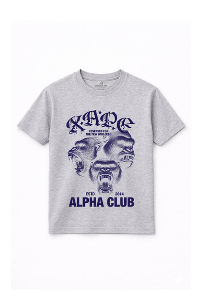 XAPE Alpha Club Reserved Tee - Sports Grey