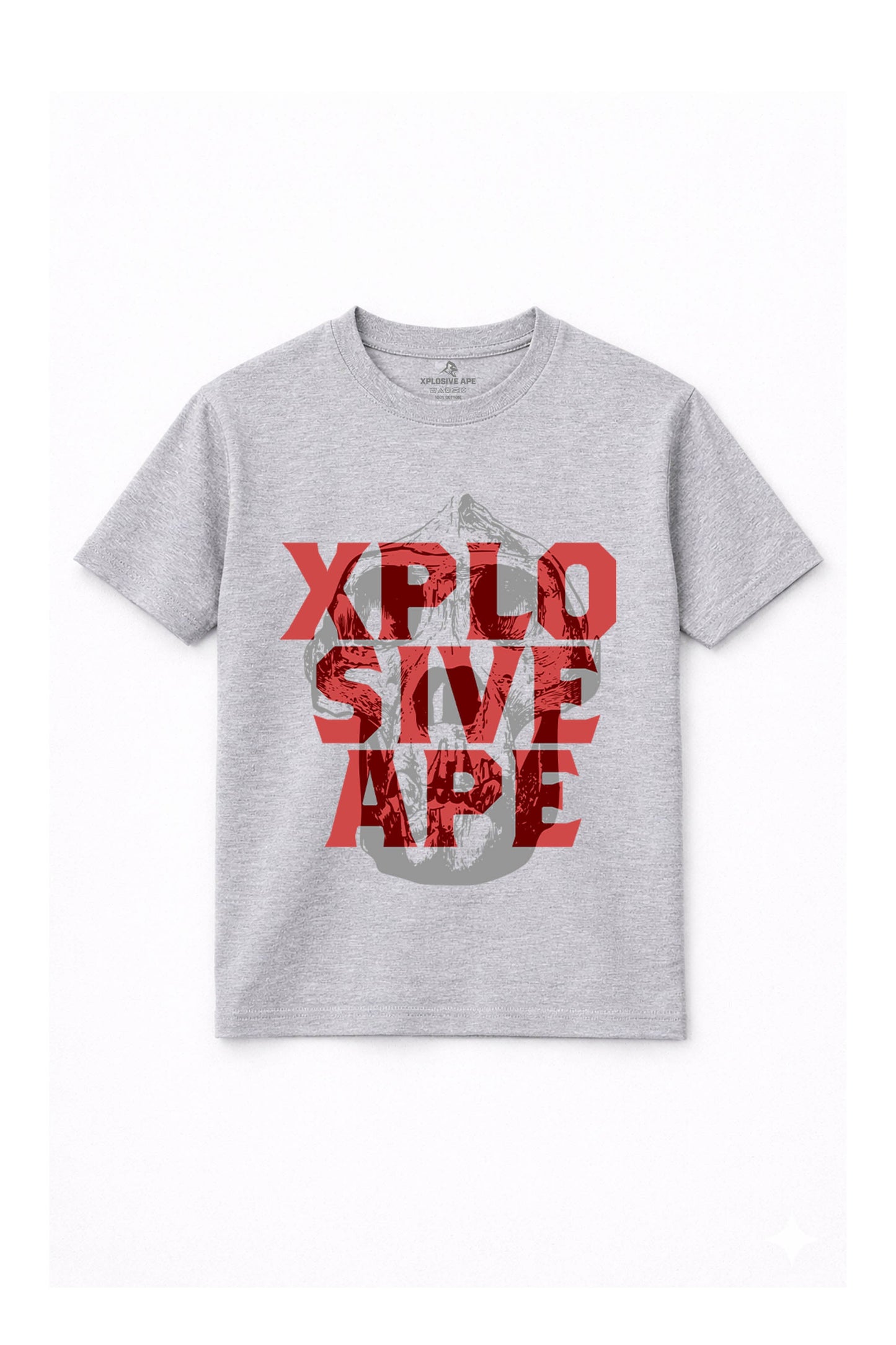 XAPE Ape Head Tee - Sports Grey