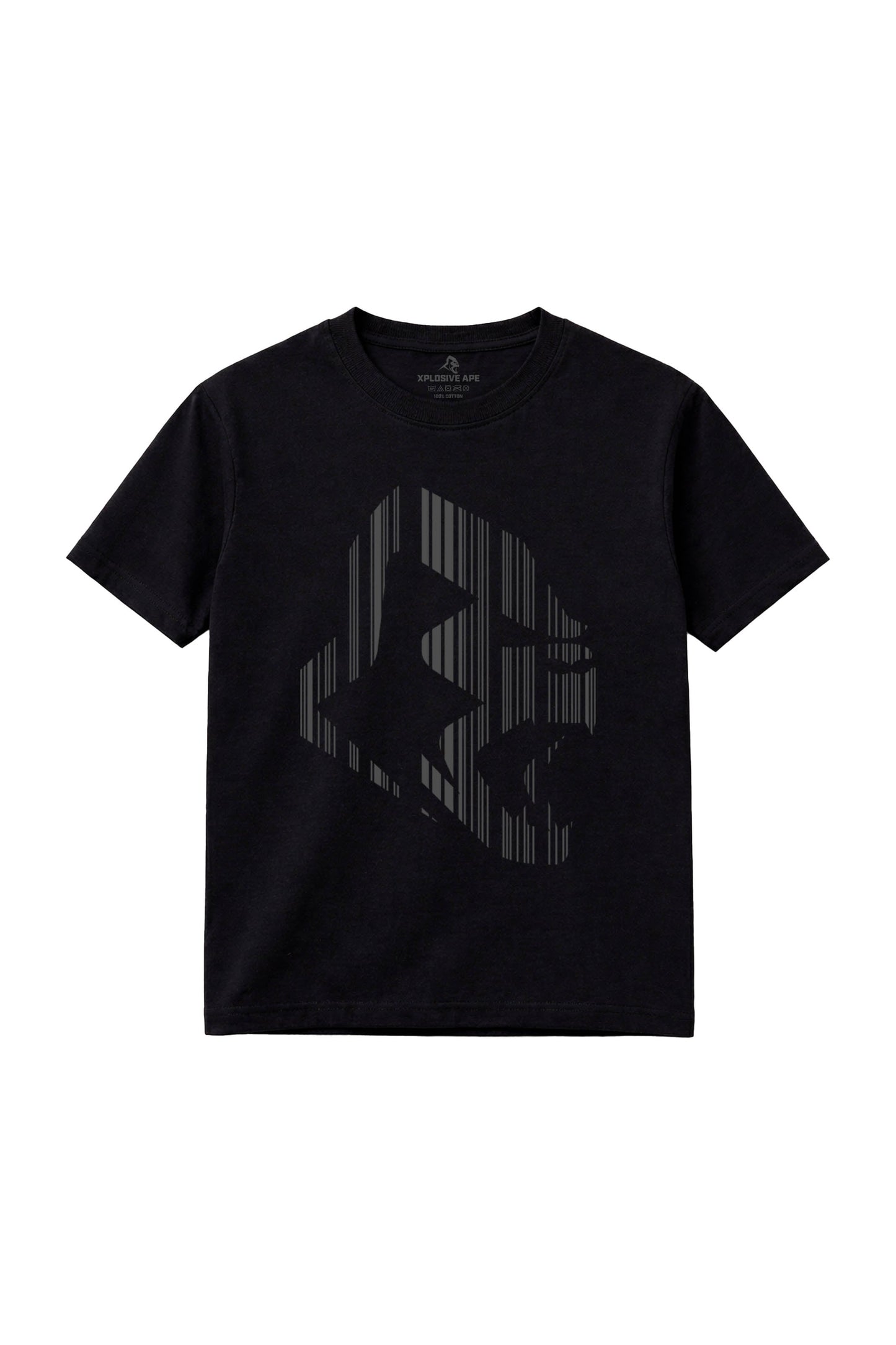XAPE Apehead Barcoded Tee - Black