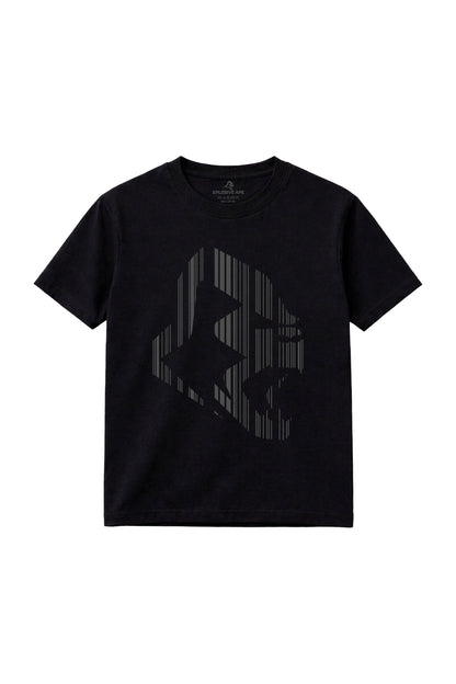 XAPE Apehead Barcoded Tee - Black
