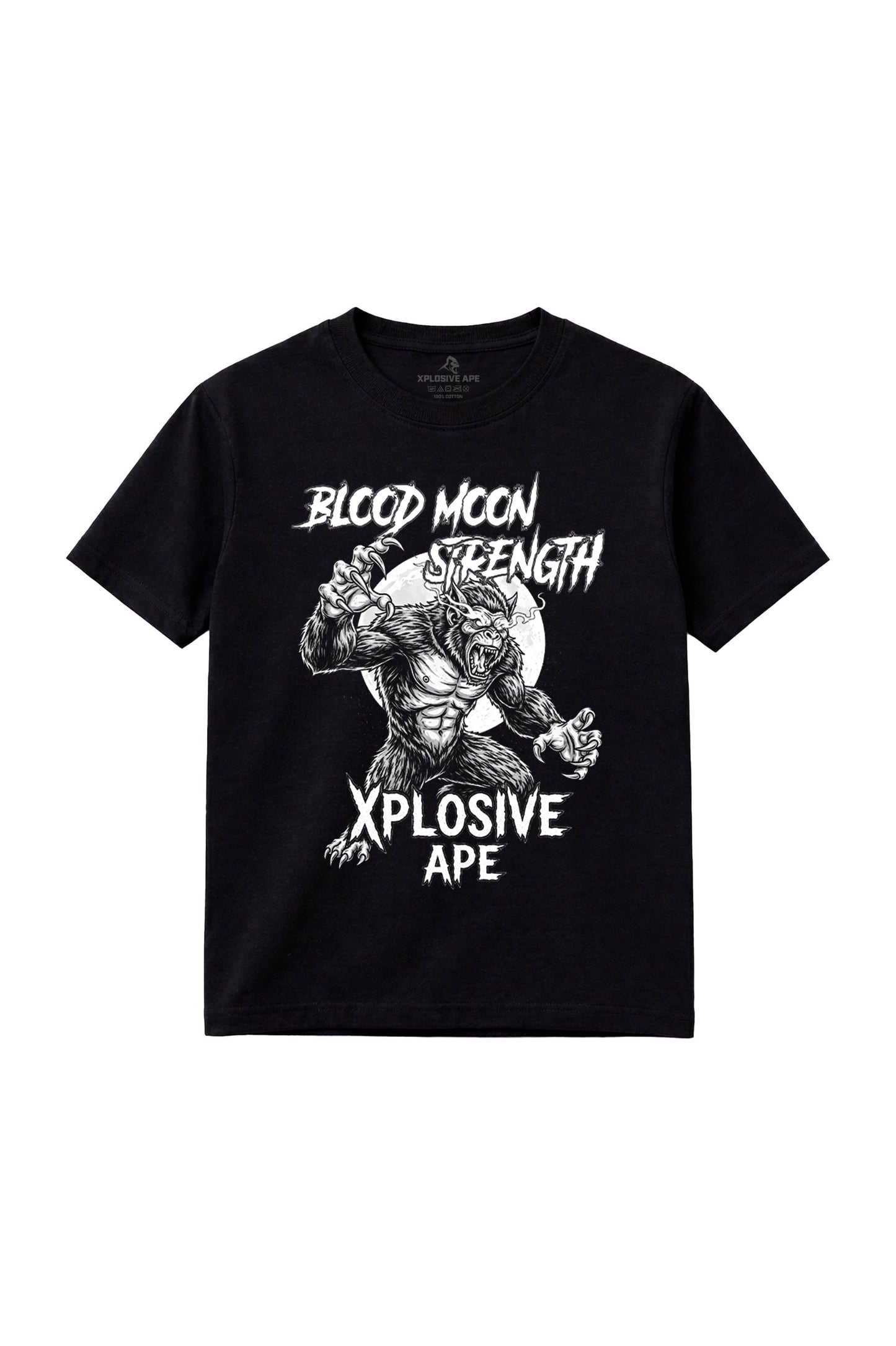 XAPE Blood Moon Strength Tee - Black