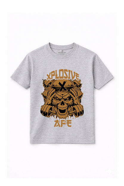 XAPE Brain Food Tee - Sports Grey