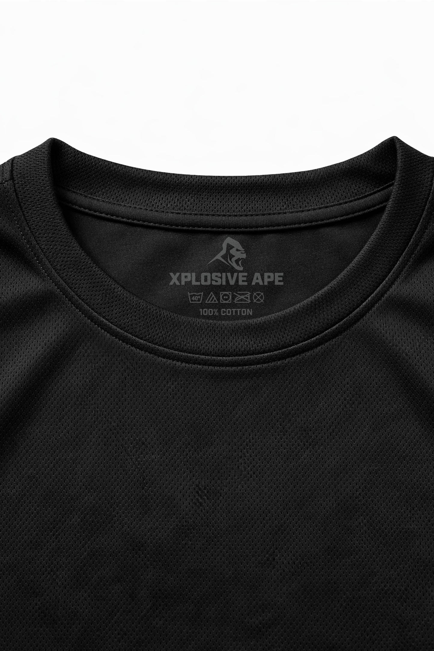 XAPE Classic Badge Logo X Tech Tee - Black