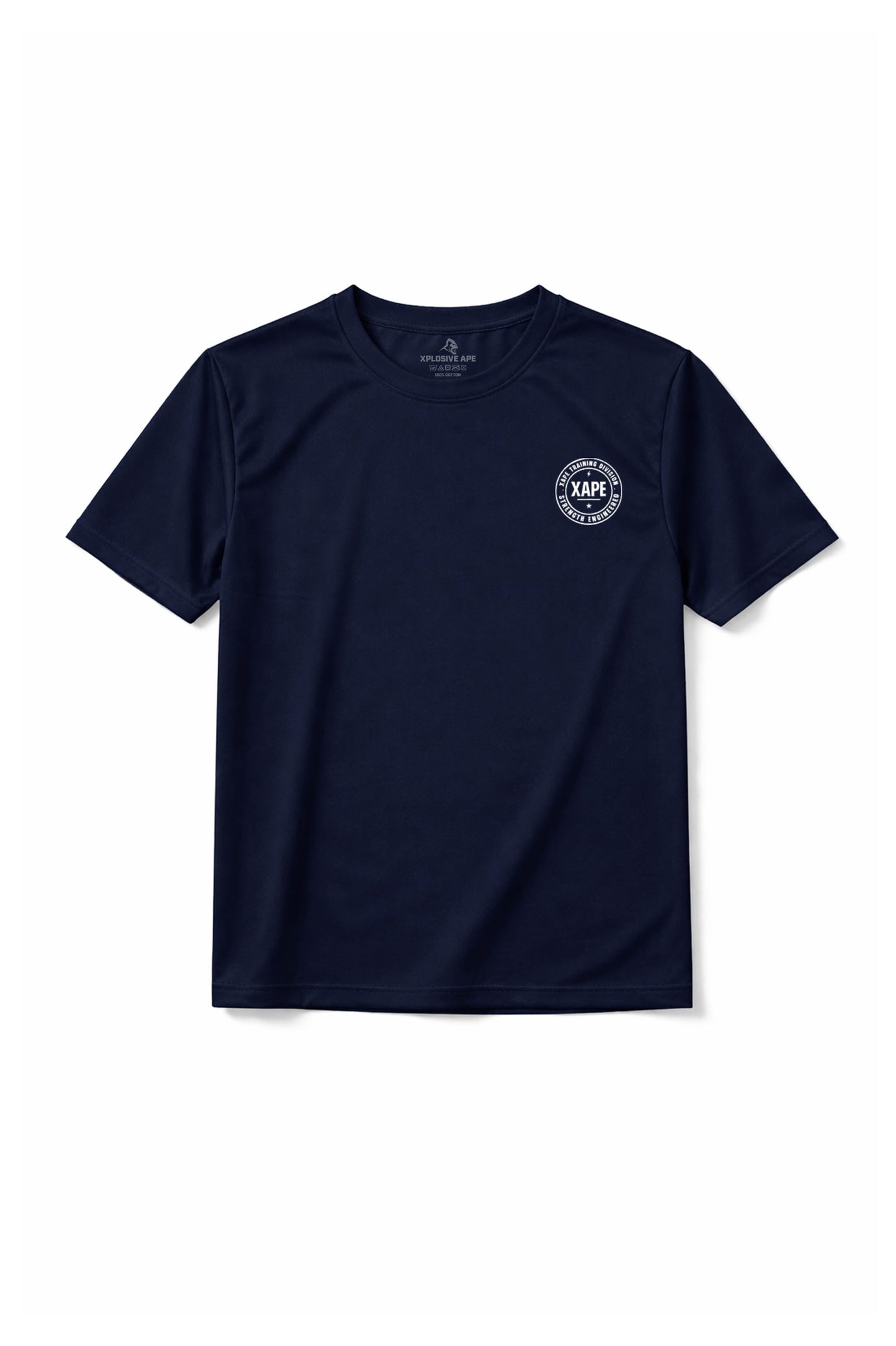 XAPE Classic Badge Logo X Tech Tee - Navy