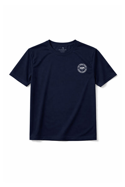XAPE Classic Badge Logo X Tech Tee - Navy