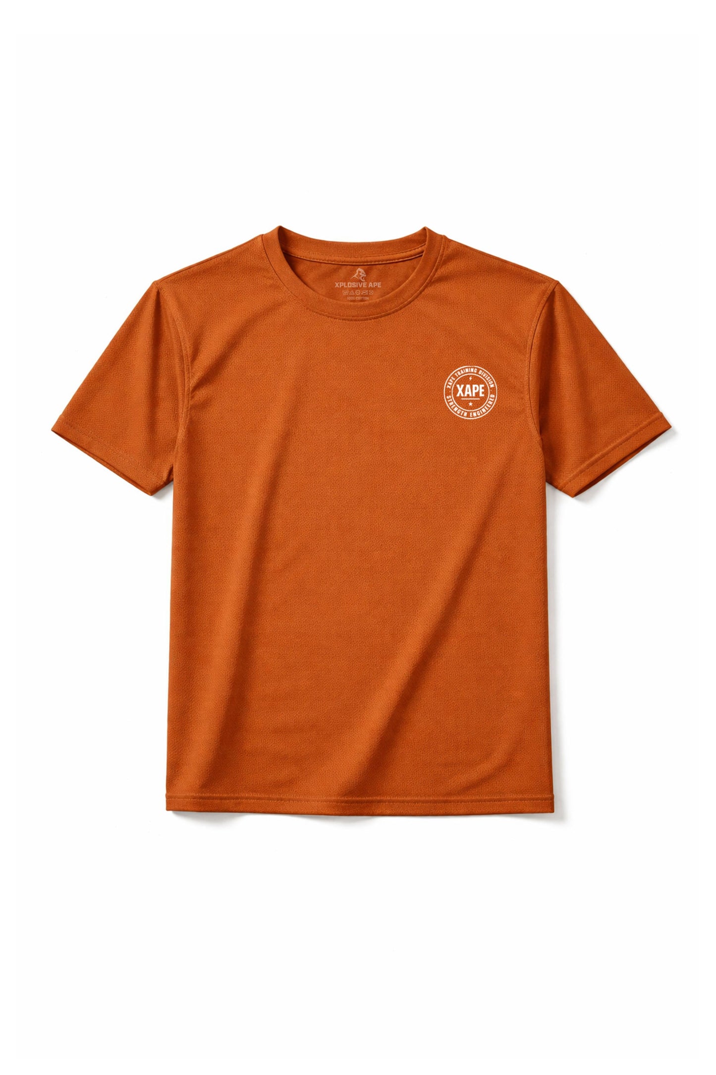 XAPE Classic Badge Logo X Tech Tee - Orange