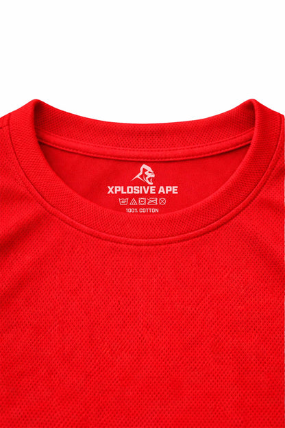 XAPE Classic Badge Logo X Tech Tee - Red