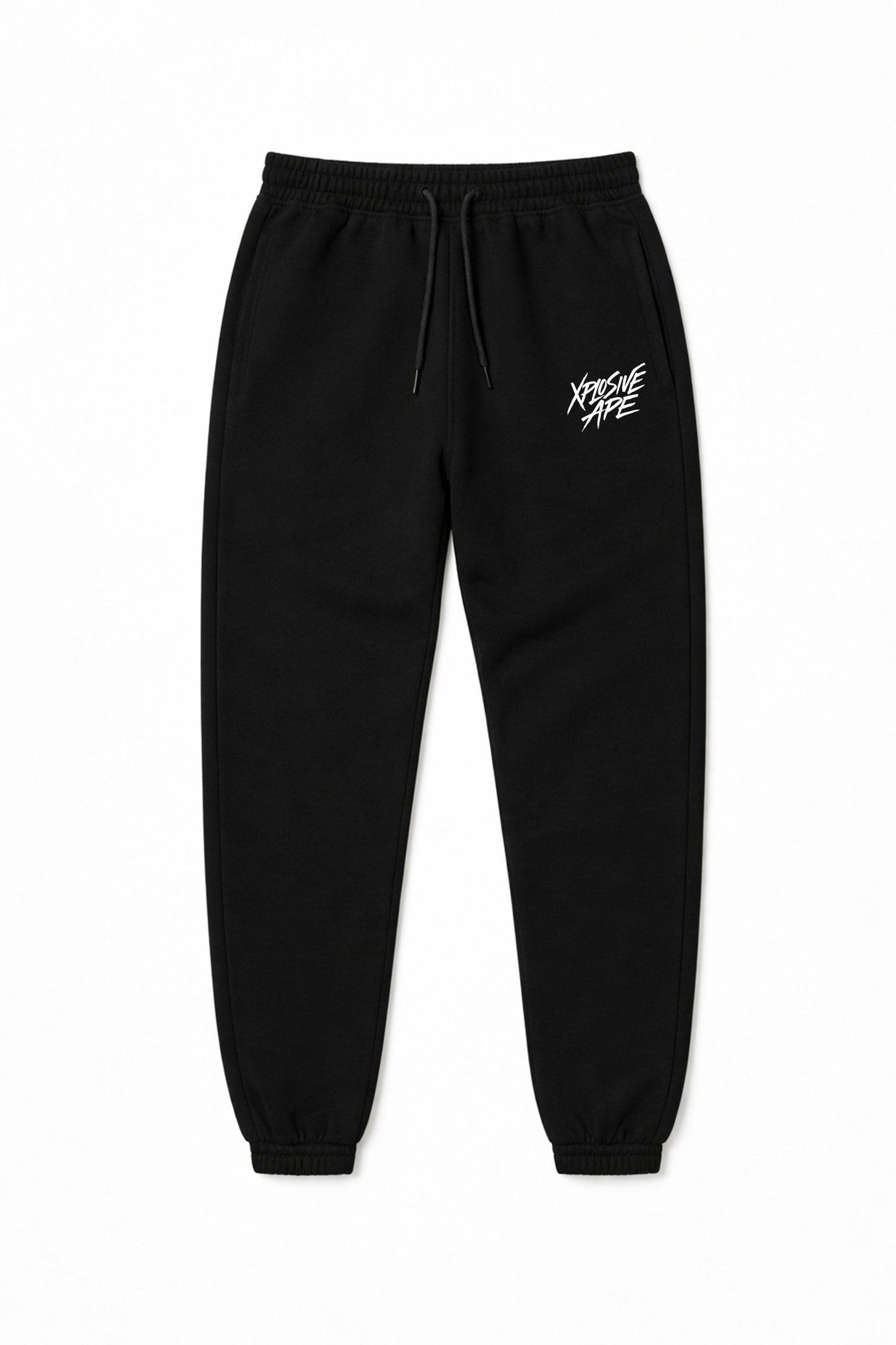 XAPE Classic Brush Script Joggers - Black