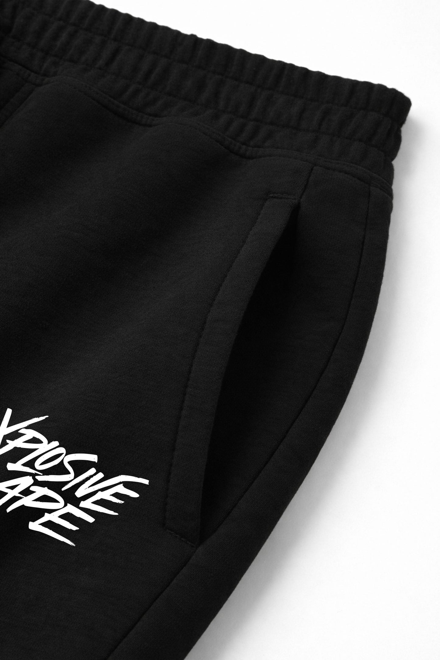 XAPE Classic Brush Script Joggers - Black