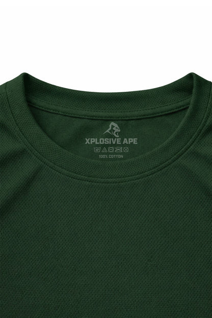 XAPE Classic Brush Script X Tech Tee - Forest Green