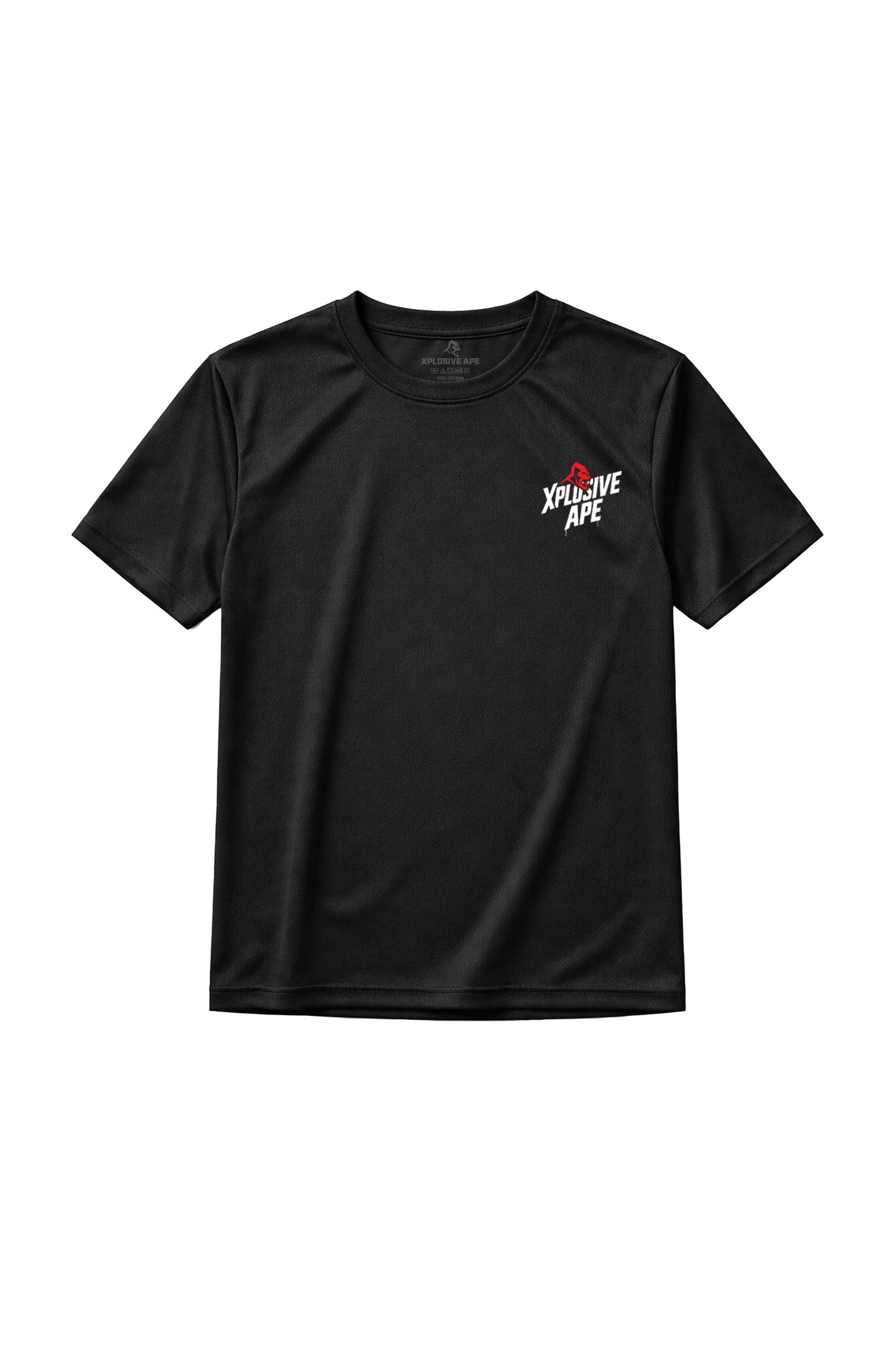 XAPE Classic Stencil Logo X Tech Tee - Black