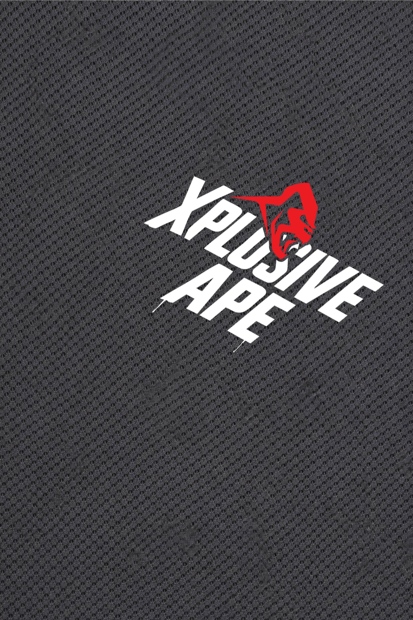 XAPE Classic Stencil Logo X Tech Tee - Charcoal
