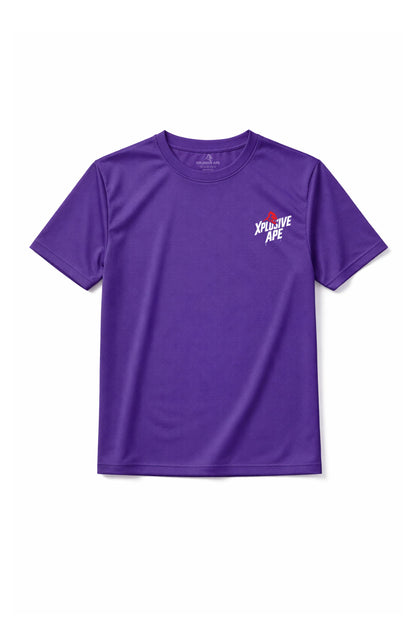 XAPE Classic Stencil Logo X Tech Tee - Purple