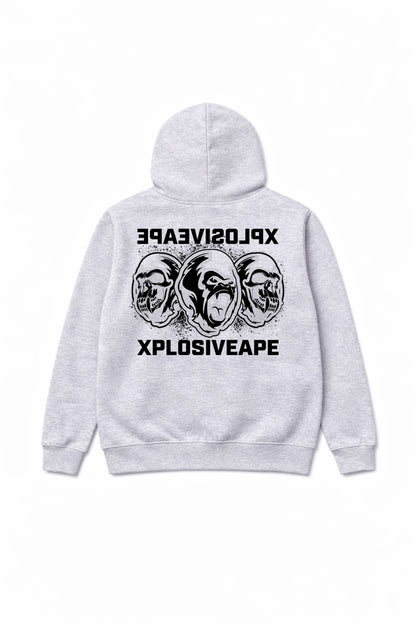XAPE De-Evolve Hoodie - Heather Grey