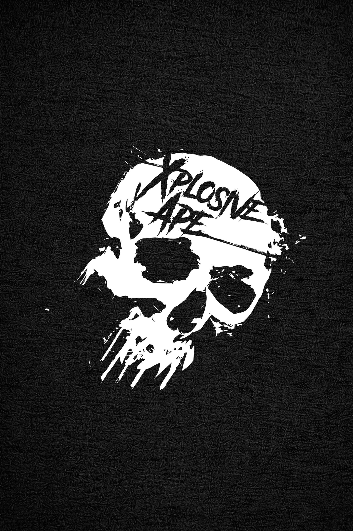 XAPE Dripping Skull Tee - Black