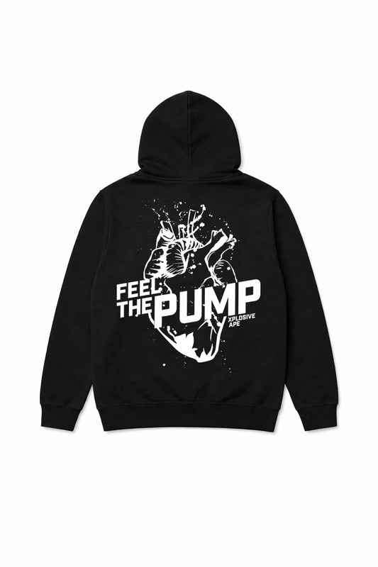 XAPE Feel The Pump Hoodie - Black