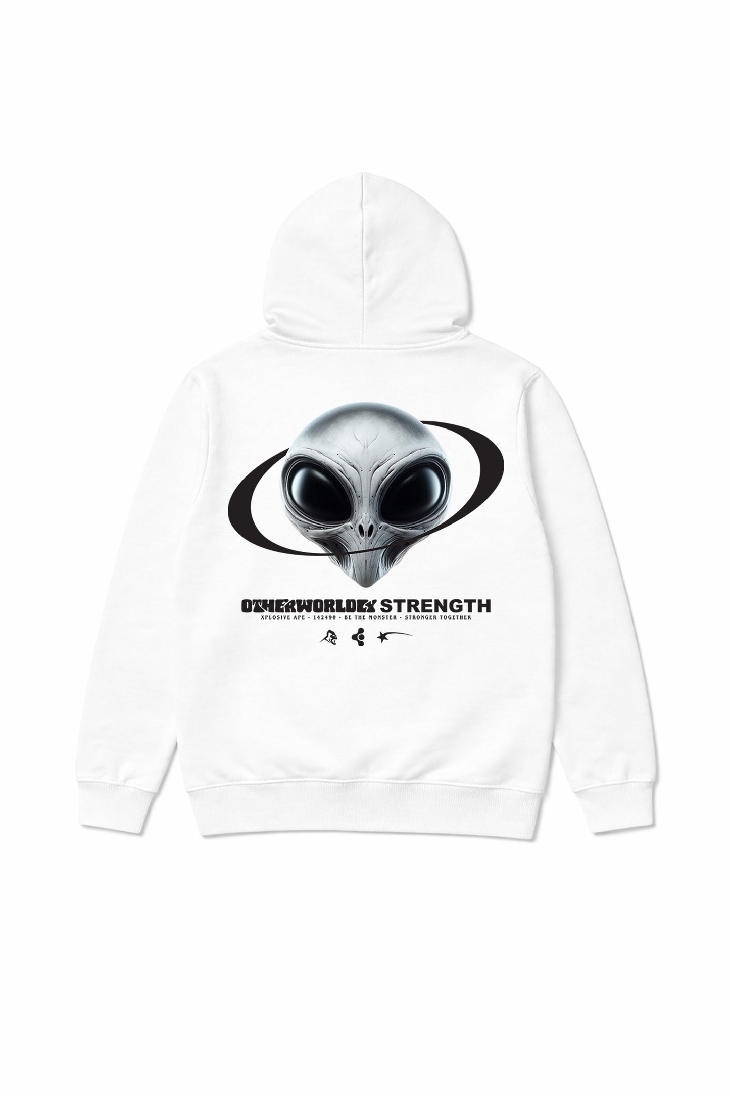 XAPE Otherworldly Strength Hoodie - White