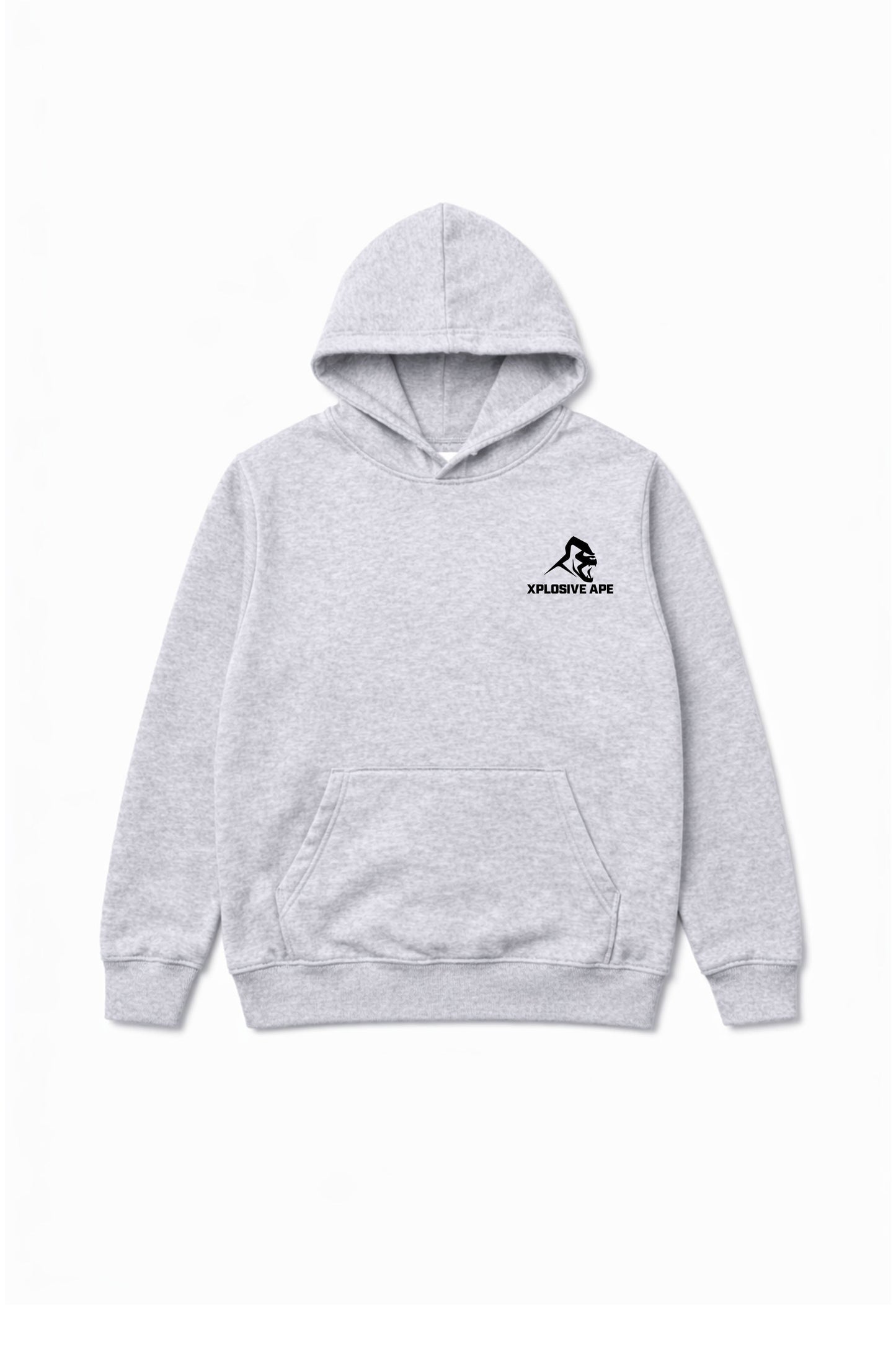 XAPE Splatter Graffiti V4 Hoodie - Heather Grey