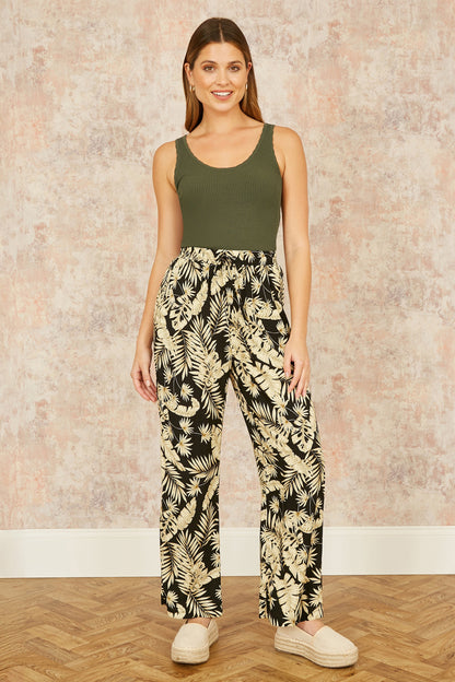 Yumi Green Fine Knit Vest Top