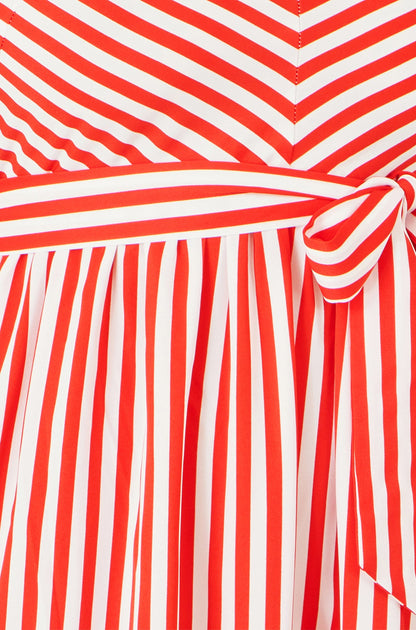 Women’s Yumi Red Stripe Midi Sun Dress