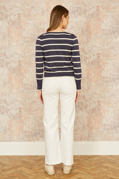Yumi White Wide Leg High Waist Jeans