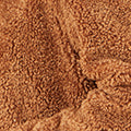 Yumi Brown Short Teddy Bear Jacket