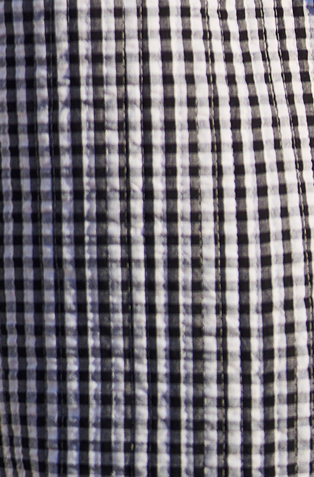 Yumi Black Gingham Frill Collar Jacket