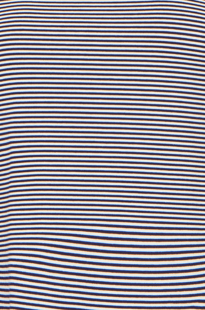 Yumi Navy Striped Jersey Long Sleeve T-Shirt
